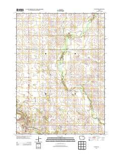 Floyd Iowa Historical topographic map, 1:24000 scale, 7.5 X 7.5 Minute, Year 2013