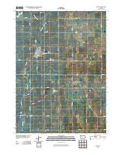 Fonda Iowa Historical topographic map, 1:24000 scale, 7.5 X 7.5 Minute, Year 2010