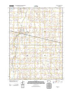 Fonda Iowa Historical topographic map, 1:24000 scale, 7.5 X 7.5 Minute, Year 2013
