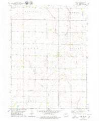 Fonda NE Iowa Historical topographic map, 1:24000 scale, 7.5 X 7.5 Minute, Year 1979