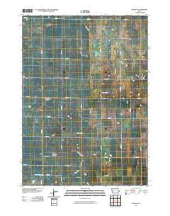 Fonda NE Iowa Historical topographic map, 1:24000 scale, 7.5 X 7.5 Minute, Year 2010