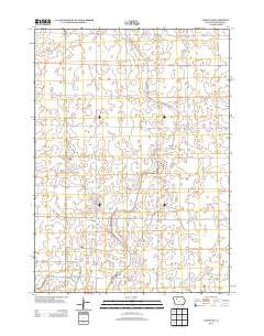 Fonda NE Iowa Historical topographic map, 1:24000 scale, 7.5 X 7.5 Minute, Year 2013