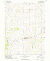 Fontanelle Iowa Historical topographic map, 1:24000 scale, 7.5 X 7.5 Minute, Year 1971