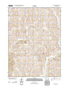 Fontanelle Iowa Historical topographic map, 1:24000 scale, 7.5 X 7.5 Minute, Year 2013