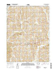 Fontanelle Iowa Current topographic map, 1:24000 scale, 7.5 X 7.5 Minute, Year 2015