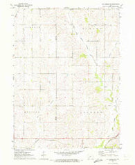 Fontanelle SW Iowa Historical topographic map, 1:24000 scale, 7.5 X 7.5 Minute, Year 1971