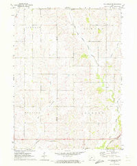 Fontanelle SW Iowa Historical topographic map, 1:24000 scale, 7.5 X 7.5 Minute, Year 1971