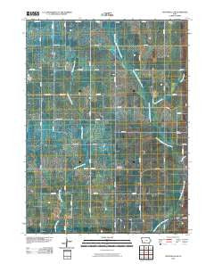 Fontanelle SW Iowa Historical topographic map, 1:24000 scale, 7.5 X 7.5 Minute, Year 2010
