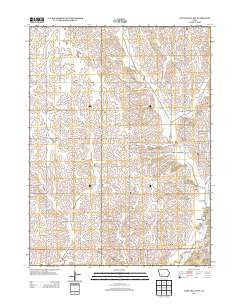 Fontanelle SW Iowa Historical topographic map, 1:24000 scale, 7.5 X 7.5 Minute, Year 2013