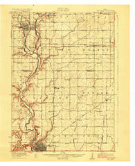 Fort Dodge Iowa Historical topographic map, 1:62500 scale, 15 X 15 Minute, Year 1923