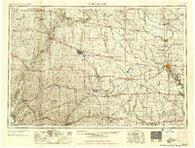Fort Dodge Iowa Historical topographic map, 1:250000 scale, 1 X 2 Degree, Year 1958