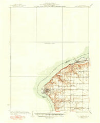 Fort Madison Iowa Historical topographic map, 1:62500 scale, 15 X 15 Minute, Year 1936