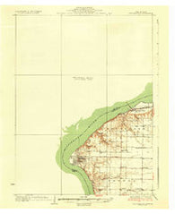 Fort Madison Iowa Historical topographic map, 1:62500 scale, 15 X 15 Minute, Year 1936