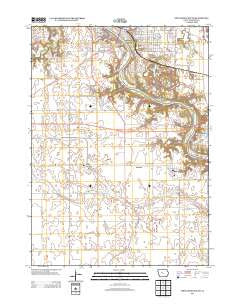Fort Dodge South Iowa Historical topographic map, 1:24000 scale, 7.5 X 7.5 Minute, Year 2013