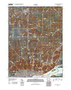 Fort Madison Iowa Historical topographic map, 1:24000 scale, 7.5 X 7.5 Minute, Year 2010