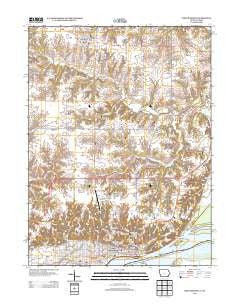 Fort Madison Iowa Historical topographic map, 1:24000 scale, 7.5 X 7.5 Minute, Year 2013
