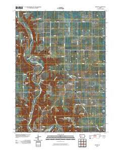 Fraser Iowa Historical topographic map, 1:24000 scale, 7.5 X 7.5 Minute, Year 2010