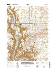 Fraser Iowa Current topographic map, 1:24000 scale, 7.5 X 7.5 Minute, Year 2015