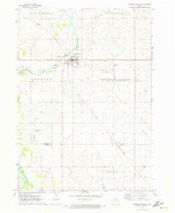 Fredericksburg Iowa Historical topographic map, 1:24000 scale, 7.5 X 7.5 Minute, Year 1971