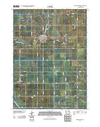 Fredericksburg Iowa Historical topographic map, 1:24000 scale, 7.5 X 7.5 Minute, Year 2010