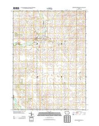 Fredericksburg Iowa Historical topographic map, 1:24000 scale, 7.5 X 7.5 Minute, Year 2013