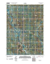 Frederika Iowa Historical topographic map, 1:24000 scale, 7.5 X 7.5 Minute, Year 2010