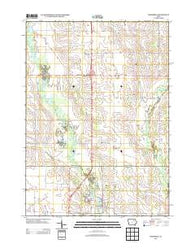 Frederika Iowa Historical topographic map, 1:24000 scale, 7.5 X 7.5 Minute, Year 2013