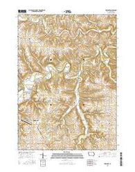 Freeport Iowa Current topographic map, 1:24000 scale, 7.5 X 7.5 Minute, Year 2015