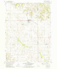 Fremont Iowa Historical topographic map, 1:24000 scale, 7.5 X 7.5 Minute, Year 1980