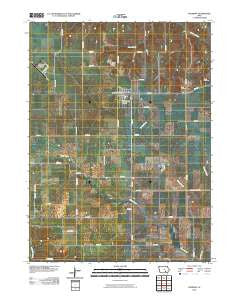 Fremont Iowa Historical topographic map, 1:24000 scale, 7.5 X 7.5 Minute, Year 2010
