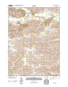 Frytown Iowa Historical topographic map, 1:24000 scale, 7.5 X 7.5 Minute, Year 2013