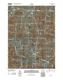 Fulton Iowa Historical topographic map, 1:24000 scale, 7.5 X 7.5 Minute, Year 2010