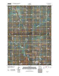 Galva Iowa Historical topographic map, 1:24000 scale, 7.5 X 7.5 Minute, Year 2010