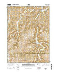 Garber Iowa Current topographic map, 1:24000 scale, 7.5 X 7.5 Minute, Year 2015