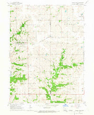 Garden Grove Iowa Historical topographic map, 1:24000 scale, 7.5 X 7.5 Minute, Year 1965