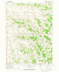 Garden Grove SW Iowa Historical topographic map, 1:24000 scale, 7.5 X 7.5 Minute, Year 1965