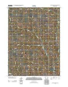 Garden Grove SW Iowa Historical topographic map, 1:24000 scale, 7.5 X 7.5 Minute, Year 2013