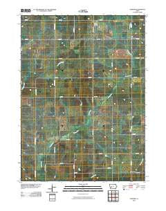 Gardner Iowa Historical topographic map, 1:24000 scale, 7.5 X 7.5 Minute, Year 2010