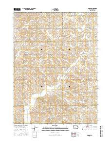Gardner Iowa Current topographic map, 1:24000 scale, 7.5 X 7.5 Minute, Year 2015