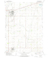 Garner Iowa Historical topographic map, 1:24000 scale, 7.5 X 7.5 Minute, Year 1972
