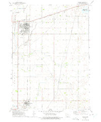 Garner Iowa Historical topographic map, 1:24000 scale, 7.5 X 7.5 Minute, Year 1972