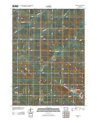 Garrison Iowa Historical topographic map, 1:24000 scale, 7.5 X 7.5 Minute, Year 2010