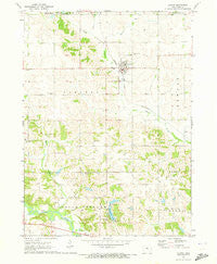 Garwin Iowa Historical topographic map, 1:24000 scale, 7.5 X 7.5 Minute, Year 1971