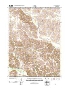 Garwin Iowa Historical topographic map, 1:24000 scale, 7.5 X 7.5 Minute, Year 2013