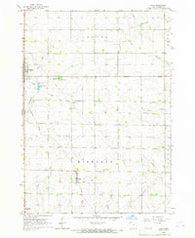 Gaza Iowa Historical topographic map, 1:24000 scale, 7.5 X 7.5 Minute, Year 1964