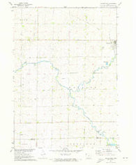 George West Iowa Historical topographic map, 1:24000 scale, 7.5 X 7.5 Minute, Year 1971