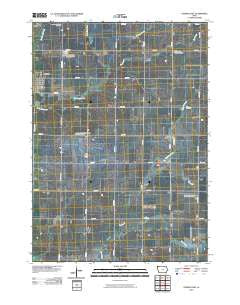 George East Iowa Historical topographic map, 1:24000 scale, 7.5 X 7.5 Minute, Year 2010