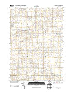George East Iowa Historical topographic map, 1:24000 scale, 7.5 X 7.5 Minute, Year 2013