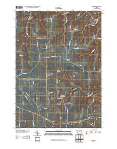 Giard Iowa Historical topographic map, 1:24000 scale, 7.5 X 7.5 Minute, Year 2010