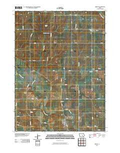 Gibson Iowa Historical topographic map, 1:24000 scale, 7.5 X 7.5 Minute, Year 2010